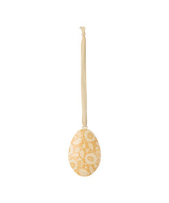 Maileg -  Ornament, "Osterei Blumen", gelb, Metall