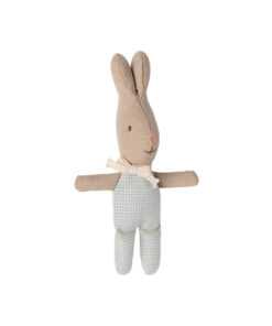 Maileg - Hase, My, hellblaues Karo, Baumwolle