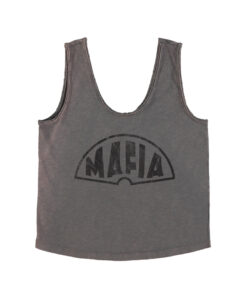 Sisters Department - Tank Top, "MAFIA", Washed Black