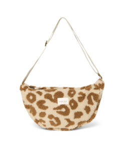 Studio Noos - Bauchtasche Fanny Pack "TEDDY LEOPARD", Ecru