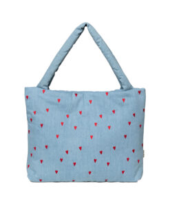 Studio Noos - Mom Bag 'DENIM HEARTS', denim