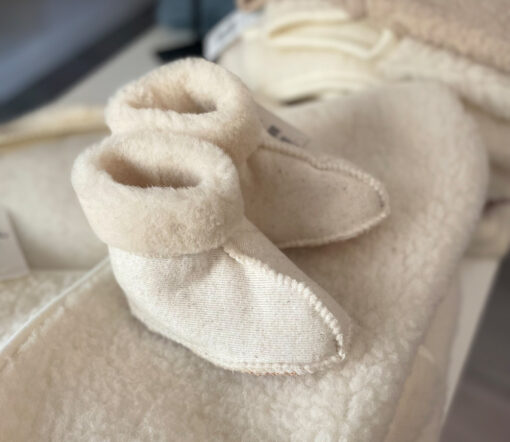 Alwero - Hausschuhe, MELO Kids, Natur, Biowolle – Bild 2