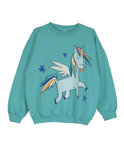 Lötiekids - Sweatshirt 'PEGASUS', pacific, Bio-Baumwolle