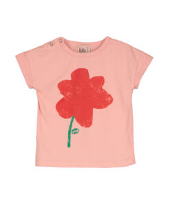 Lötiekids - T-Shirt 'POPPIE', pale pink, Bio-Baumwolle