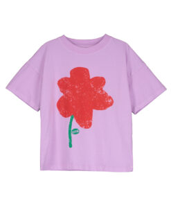Lötiekids - T-Shirt 'POPPIE', verbena, Bio-Baumwolle
