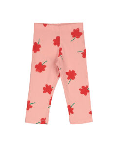 Lötiekids - Leggings 'POPPIES', pale pink, Bio-Baumwolle