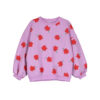 Lötiekids - Sweatshirt 'POPPIES', verbena, Bio-Baumwolle