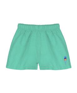 Lötiekids - Musselin Shorts 'ICE CREAM', mint, Bio-Baumwolle