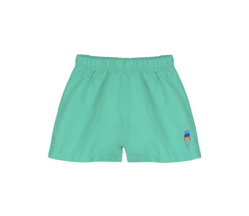 Lötiekids - Musselin Shorts 'ICE CREAM', mint, Bio-Baumwolle