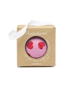 Ratatam - Ball, "HEARTS", pink, 12cm