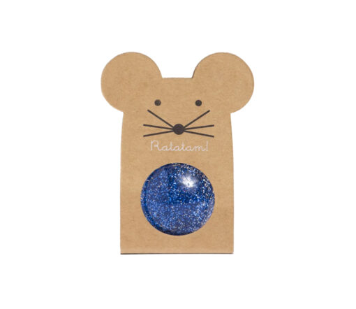 Ratatam - Springball, "MAUS", blue, 4,3cm
