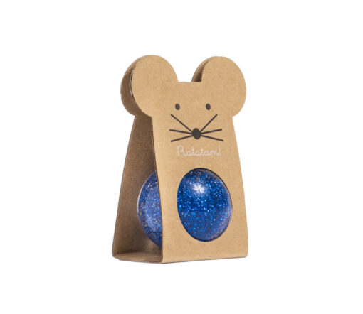 Ratatam - Springball, "MAUS", blue, 4,3cm – Bild 3