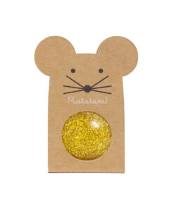 Ratatam - Springball, "MAUS", gold, 4,3cm