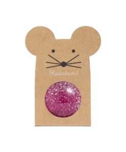 Ratatam - Springball, "MAUS", pink, 4,3cm