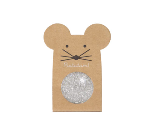 Ratatam - Springball, "MAUS", silver, 4,3cm