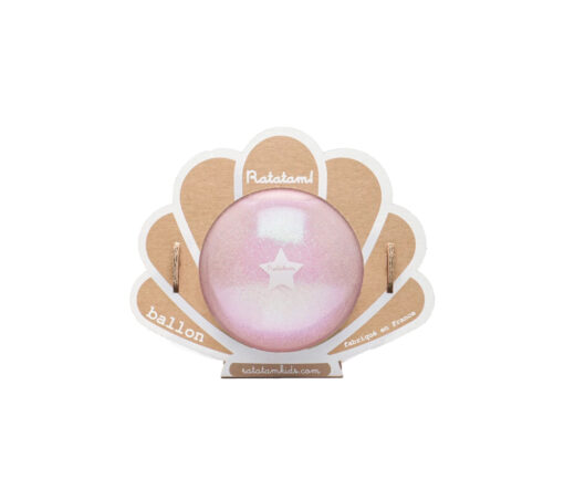 Ratatam - Ball, "MUSCHEL", pink, 10cm