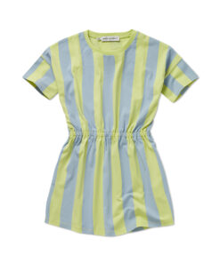 SPROET & SPROUT - Kleid, block stripe ,yellow blue, Bio Baumwolle