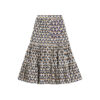 White Stuff - Midirock "ARIEL", navy pr, Bio-Baumwolle