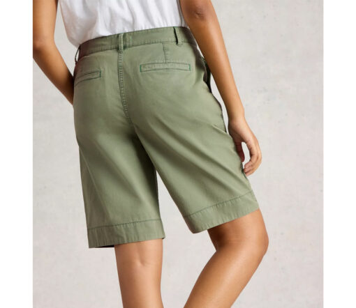 White Stuff - Chinoshorts "HAYLEY", mid green, Bio-Baumwolle – Bild 6