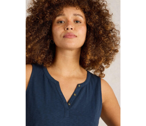 White Stuff - Weste ''LOLA", dark navy, Baumwolle – Bild 2