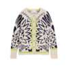 White Stuff - Strickjacke "LULU", ivory printed, Bio-Baumwolle