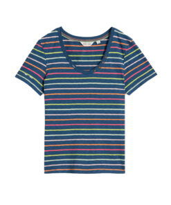 White Stuff - T-Shirt ''NADIA", navy multi, Baumwolle