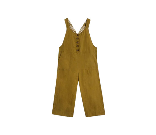 White Stuff - Latzhose "VIOLA", khaki green, Leinen