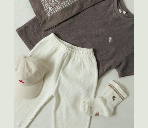 Atelier Rive - T-Shirt THORDIS Mini, noisette, Biobaumwolle – Bild 5