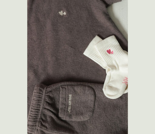 Atelier Rive - Shorts THORDIS Mini, noisette, Biobaumwolle – Bild 5