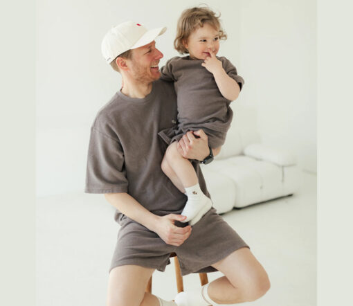 Atelier Rive - T-Shirt THORDIS Mini, noisette, Biobaumwolle – Bild 2