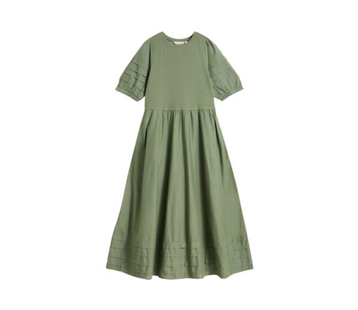 White Stuff - Kleid "CLAUDIA", dusty green, Biobaumwolle