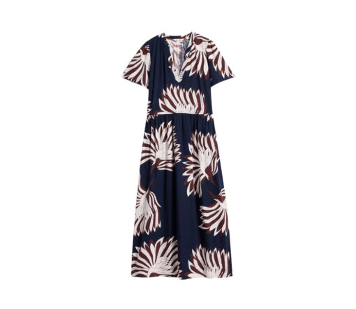 White Stuff - Kleid "CLOVE", navy print, Leinen – Bild 2