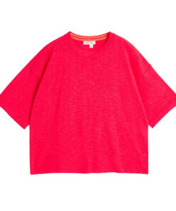 White Stuff - T-Shirt 'KATE", bright pink, Leinen-Bio-Baumwollmischung