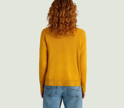 White Stuff - Strickjacke "LULU", mid yellow, Bio-Baumwolle – Bild 4