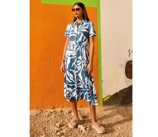 White Stuff - Kleid "RUA", navy, Biobaumwolle – Bild 2