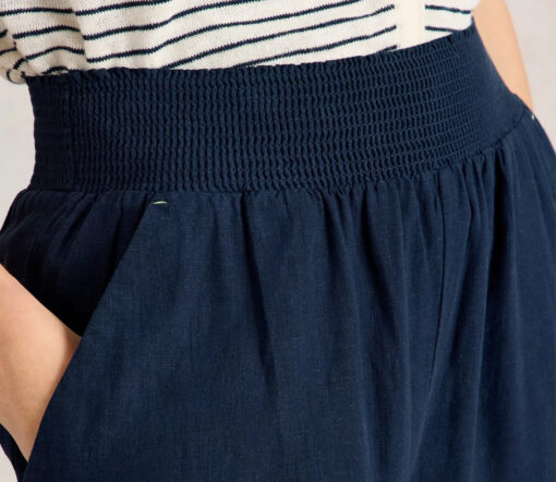 White Stuff - Culotte "SHELLY", dark navy, Leinen/Viskose – Bild 4