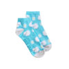 White Stuff - Socken 'FLUFFY SHEEP', blue multi, Bio-Baumwolle