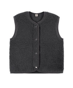Alwero - Bodywarmer "TYB" ADULT, Biowolle, ANTHRACITE, ultra light