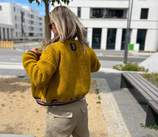 Alwero - Jacke BOOM, Dijon, Biowolle, ultra light – Bild 4