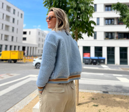 Alwero - Jacke BOOM, Icy Blue, Biowolle, ultra leicht – Bild 8