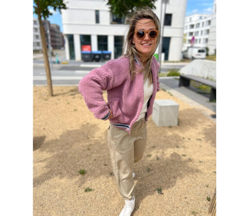 Alwero - Jacke BOOM, Venetian Pink, Biowolle, ultra leicht – Bild 8