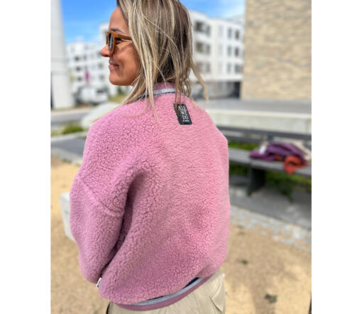 Alwero - Jacke BOOM, Venetian Pink, Biowolle, ultra leicht – Bild 7