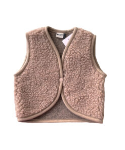 Alwero - Bodywarmer LULU, ultra light, Biowolle, TAN