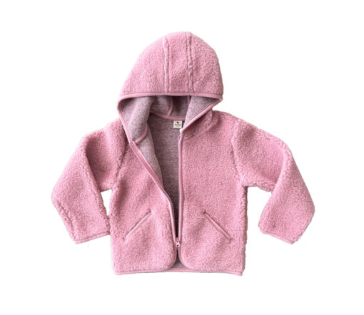 Alwero - Übergangsjacke "YPOS" Junior, Biowolle, VENETIAN PINK, ultra light – Bild 2