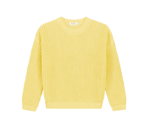 YUKI - Chunky Knit Women, VANILLA, Bio Baumwolle