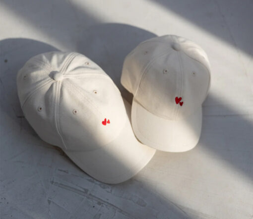 Atelier Rive - Cap HEART, tofu, Biobaumwolle – Bild 2