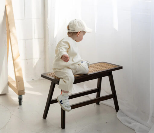 Atelier Rive - Cap Junior HEART, tofu, Biobaumwolle – Bild 5