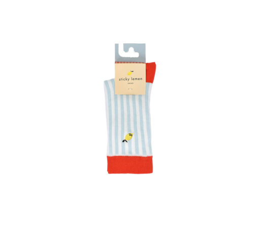 Sticky Lemon - Socken "STRIPES", zissou blue – Bild 3
