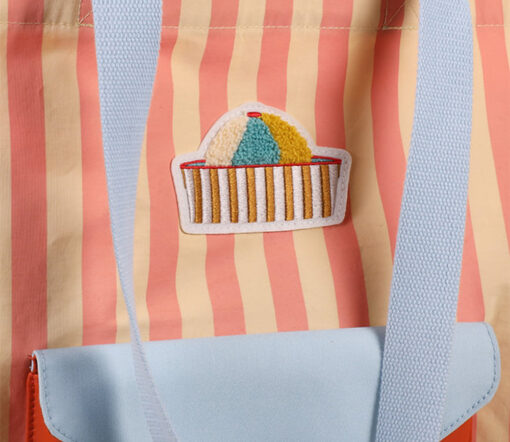 Sticky Lemon - Shopper "WONDERS OF THE DEEP SEA", coral pink + sandy yellow – Bild 6