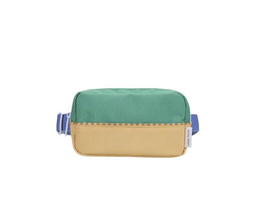 Sticky Lemon - Bauchtasche, "COLOURBLOCKING", aquatic green + sandy yellow